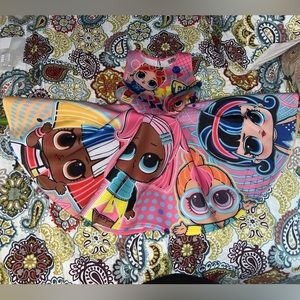 MGA LOL Surprise Girls Sz 6 Special Dress Neon Costume Pleated [D-29]